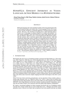 HyperVLA: Efficient Inference in Vision-Language-Action Models via Hypernetworks