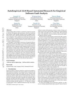 AutoEmpirical: LLM-Based Automated Research for Empirical Software Fault Analysis