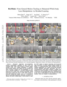 ResMimic: From General Motion Tracking to Humanoid Whole-body Loco-Manipulation via Residual Learning