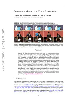 Character Mixing for Video Generation