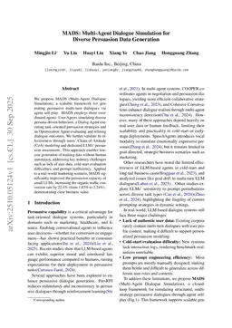 MADS: Multi-Agent Dialogue Simulation for Diverse Persuasion Data Generation