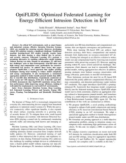 OptiFLIDS: Optimized Federated Learning for Energy-Efficient Intrusion Detection in IoT