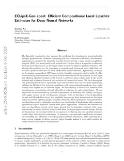 ECLipsE-Gen-Local: Efficient Compositional Local Lipschitz Estimates for Deep Neural Networks