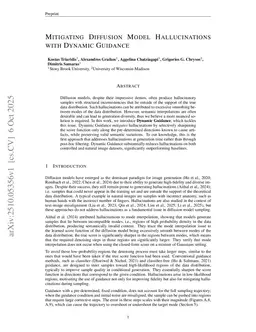 Mitigating Diffusion Model Hallucinations with Dynamic Guidance