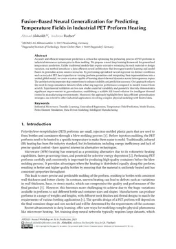 Fusion-Based Neural Generalization for Predicting Temperature Fields in Industrial PET Preform Heating