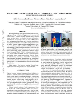 See the past: Time-Reversed Scene Reconstruction from Thermal Traces Using Visual Language Models