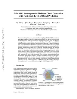 PointNSP: Autoregressive 3D Point Cloud Generation with Next-Scale Level-of-Detail Prediction