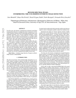 Beyond Spectral Peaks: Interpreting the Cues Behind Synthetic Image Detection