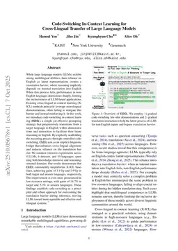 Code-Switching In-Context Learning for Cross-Lingual Transfer of Large Language Models