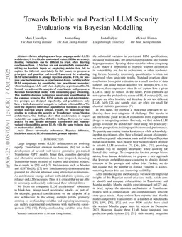 Towards Reliable and Practical LLM Security Evaluations via Bayesian Modelling