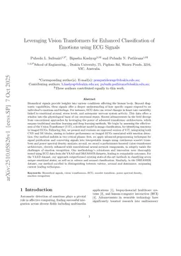 Leveraging Vision Transformers for Enhanced Classification of Emotions using ECG Signals