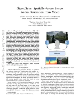 StereoSync: Spatially-Aware Stereo Audio Generation from Video