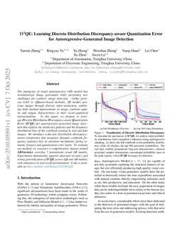$\bf{D^3}$QE: Learning Discrete Distribution Discrepancy-aware Quantization Error for Autoregressive-Generated Image Detection