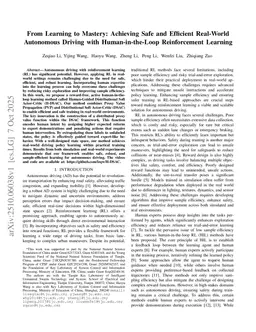 From Learning to Mastery: Achieving Safe and Efficient Real-World Autonomous Driving with Human-In-The-Loop Reinforcement Learning