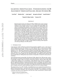 Learning from Failures: Understanding LLM Alignment through Failure-Aware Inverse RL