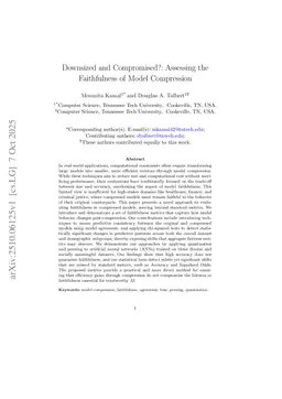 Downsized and Compromised?: Assessing the Faithfulness of Model Compression