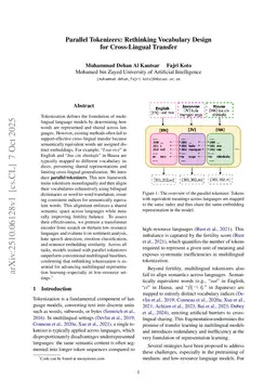 Parallel Tokenizers: Rethinking Vocabulary Design for Cross-Lingual Transfer