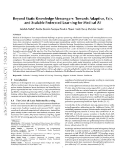 Beyond Static Knowledge Messengers: Towards Adaptive, Fair, and Scalable Federated Learning for Medical AI