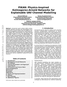 PIKAN: Physics-Inspired Kolmogorov-Arnold Networks for Explainable UAV Channel Modelling
