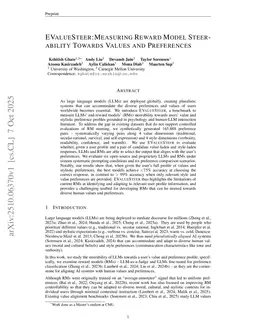 EVALUESTEER: Measuring Reward Model Steerability Towards Values and Preferences