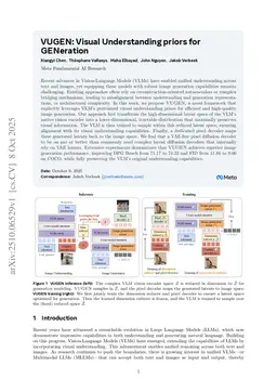 VUGEN: Visual Understanding priors for GENeration