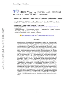 RLinf-VLA: A Unified and Efficient Framework for VLA+RL Training