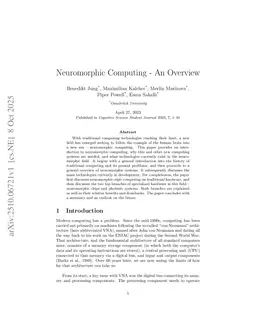 Neuromorphic Computing - An Overview