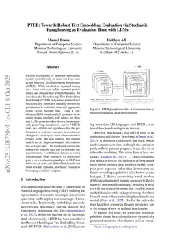 PTEB: Towards Robust Text Embedding Evaluation via Stochastic Paraphrasing at Evaluation Time with LLMs