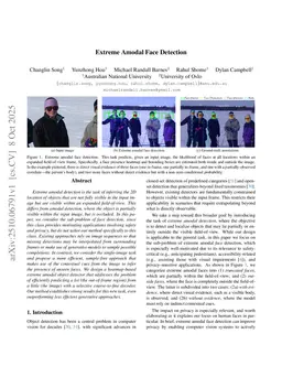 Extreme Amodal Face Detection