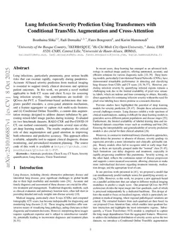 Lung Infection Severity Prediction Using Transformers with Conditional TransMix Augmentation and Cross-Attention