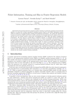 Fisher Information, Training and Bias in Fourier Regression Models