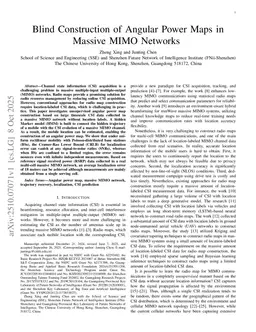 Blind Construction of Angular Power Maps in Massive MIMO Networks