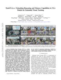 TrackVLA++: Unleashing Reasoning and Memory Capabilities in VLA Models for Embodied Visual Tracking