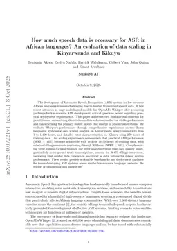 How much speech data is necessary for ASR in African languages? An evaluation of data scaling in Kinyarwanda and Kikuyu