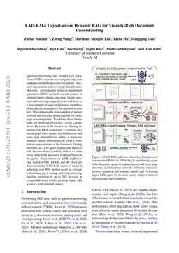 LAD-RAG: Layout-aware Dynamic RAG for Visually-Rich Document Understanding