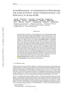 AudioMarathon: A Comprehensive Benchmark for Long-Context Audio Understanding and Efficiency in Audio LLMs
