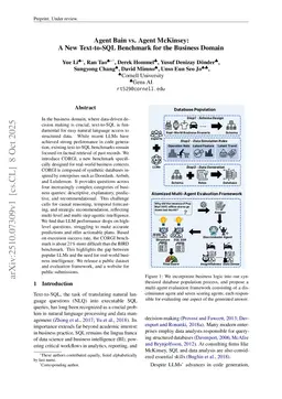 Agent Bain vs. Agent McKinsey: A New Text-to-SQL Benchmark for the Business Domain