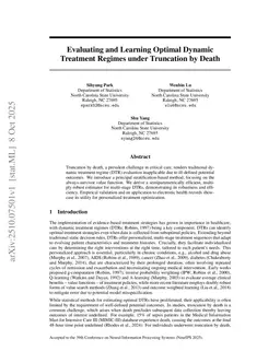 Evaluating and Learning Optimal Dynamic Treatment Regimes under Truncation by Death