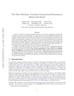 Test-Time Matching: Unlocking Compositional Reasoning in Multimodal Models