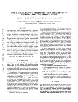 Once Is Enough: Lightweight DiT-Based Video Virtual Try-On via One-Time Garment Appearance Injection