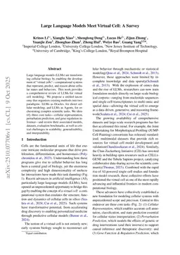 Large Language Models Meet Virtual Cell: A Survey