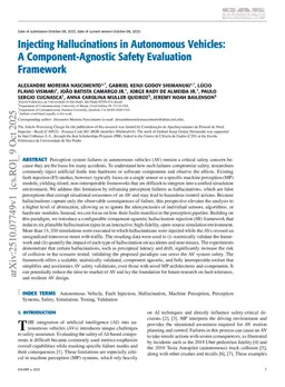 Injecting Hallucinations in Autonomous Vehicles: A Component-Agnostic Safety Evaluation Framework
