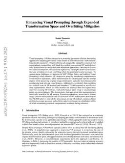 Enhancing Visual Prompting through Expanded Transformation Space and Overfitting Mitigation