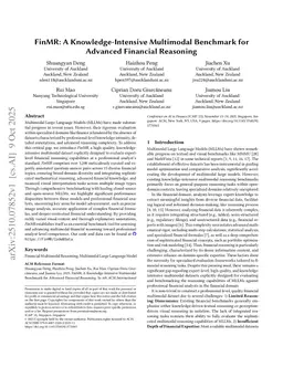 FinMR: A Knowledge-Intensive Multimodal Benchmark for Advanced Financial Reasoning