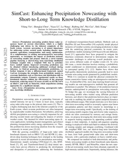 SimCast: Enhancing Precipitation Nowcasting with Short-to-Long Term Knowledge Distillation