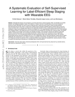 A Systematic Evaluation of Self-Supervised Learning for Label-Efficient Sleep Staging with Wearable EEG