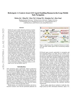 ReInAgent: A Context-Aware GUI Agent Enabling Human-in-the-Loop Mobile Task Navigation