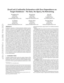 ZeroCard: Cardinality Estimation with Zero Dependence on Target Databases -- No Data, No Query, No Retraining