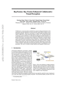 RayFusion: Ray Fusion Enhanced Collaborative Visual Perception