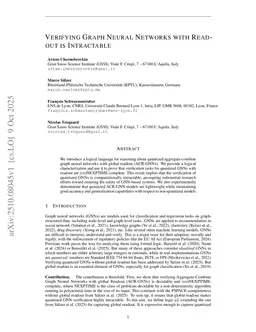 Verifying Graph Neural Networks with Readout is Intractable